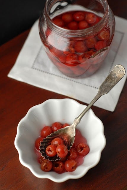 homemade maraschino cherries