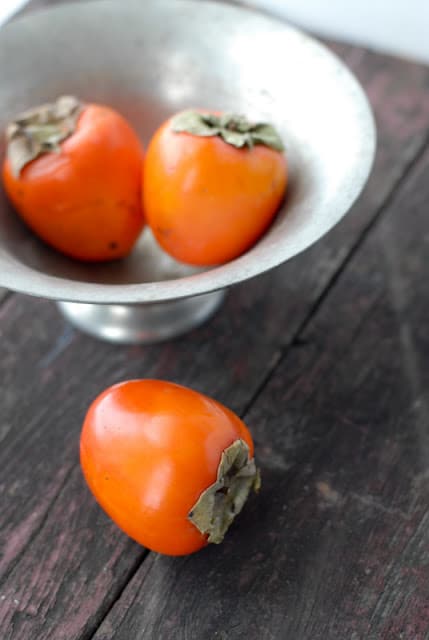 persimmons