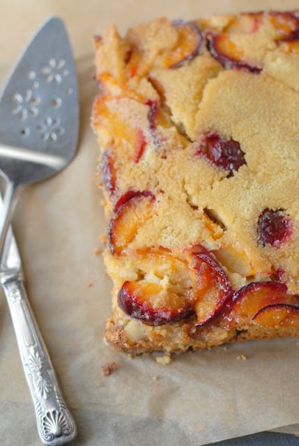 plum upside down cake