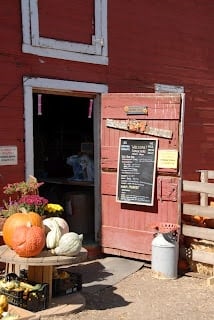 Store in barn at Berry Patch Farms