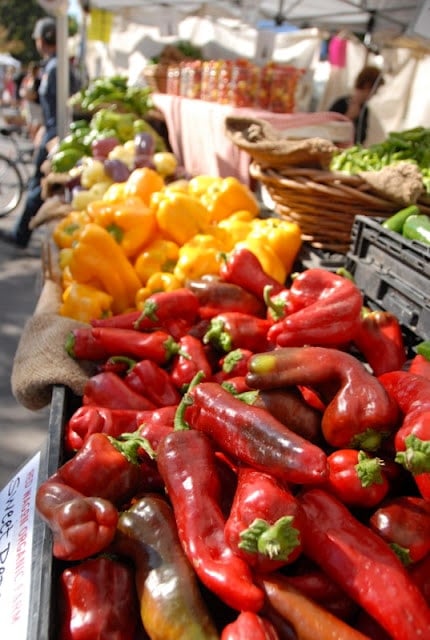 Fresh fruit and vegetables