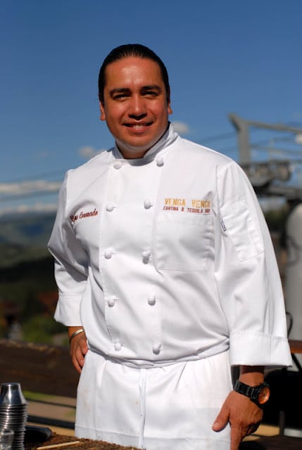 Chef wearing a uniform