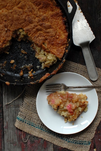 Rhubarb Upside Down Cake 