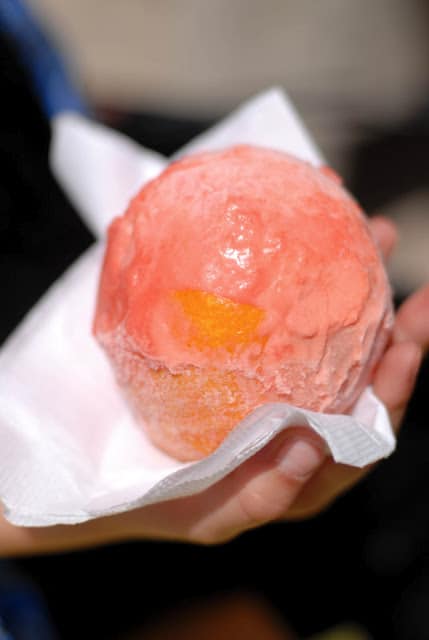 frozen orange ice cream