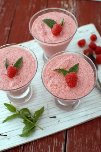 Chilled Strawberry Mousse 