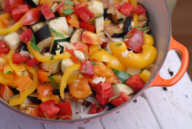 A bowl of Ratatouille