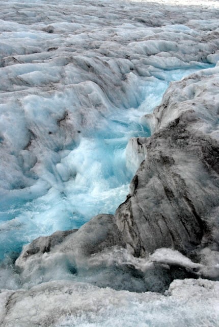 Glacial run off Canadian Rockies