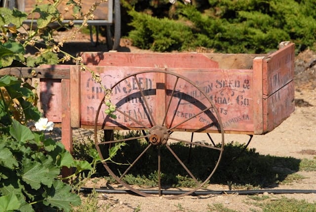 Old farm wagon