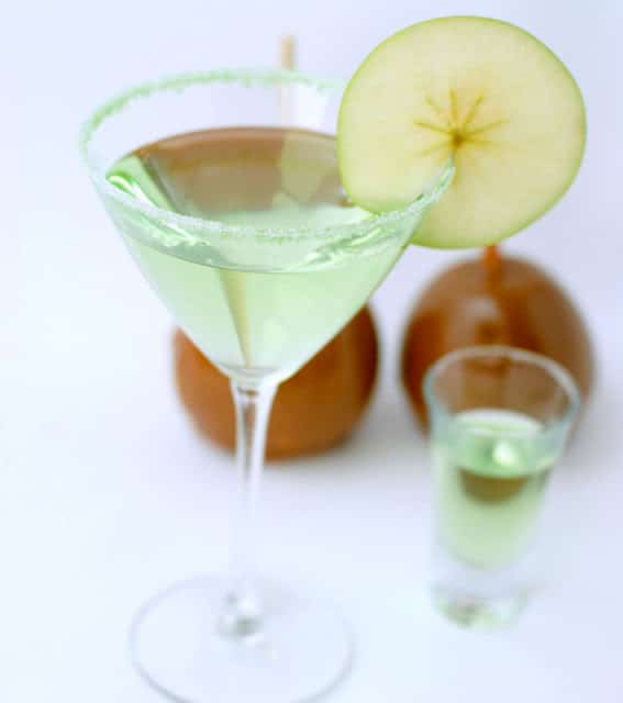 caramel apple martini and shot