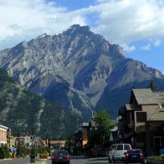 Downtown Banff Alberta Canada