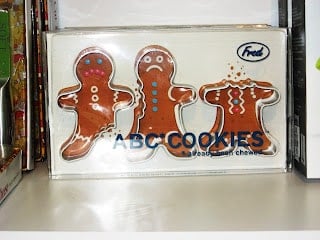 A display in a store cookie cutters