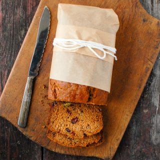 Pumpkin Roasted-Banana Quick Bread