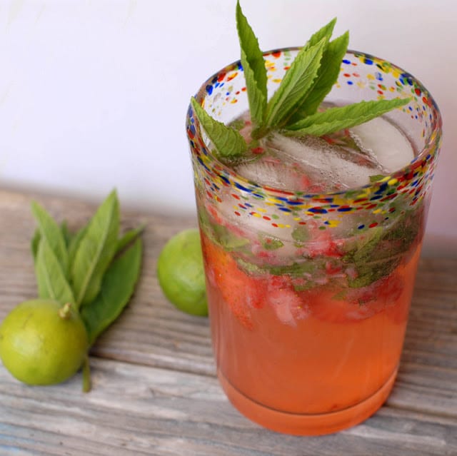 Strawberry Key Lime Mojito