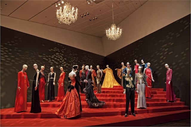 Yves Saint Laurent costume exhibit