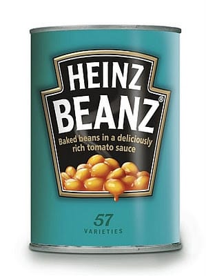 A can of Heinz beans