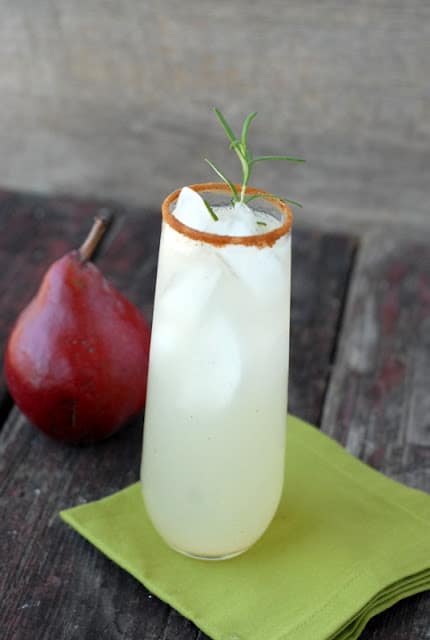Ginger Pear Snap cocktail 