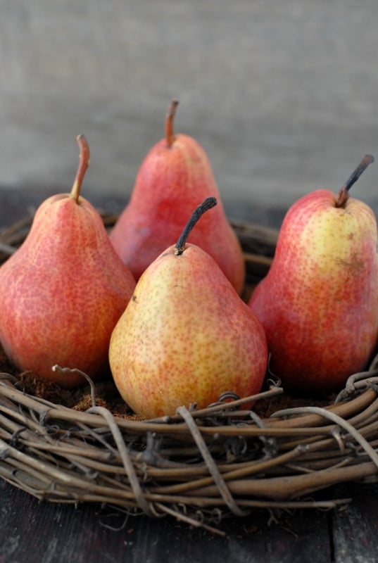 Red Bartlett Pears 