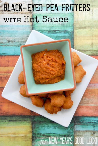 Black Eyed Pea Fritters with Hot Sauce {Akara} 