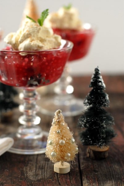 Cranberry Tapioca with Orange-Nutmeg Whipped Cream 