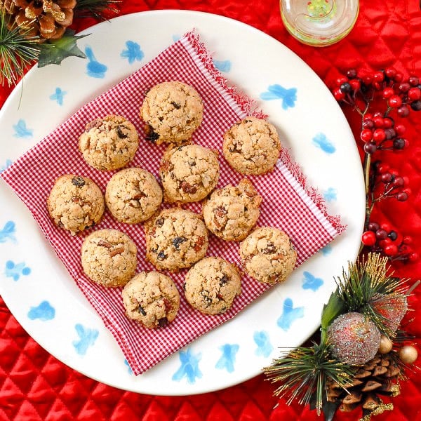 Christmas Joy Cookies from above