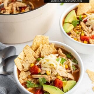 Chicken Tortilla Soup title