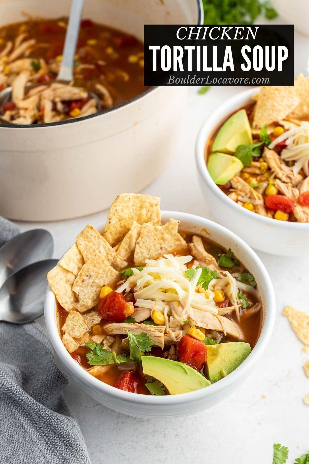 Easy Chicken Tortilla Soup - Restaurant Recipe at Home!