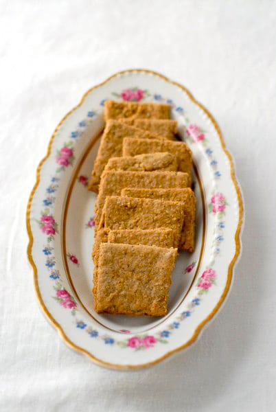 Mrs. Patmore\'s Rosemary Oat Crackers