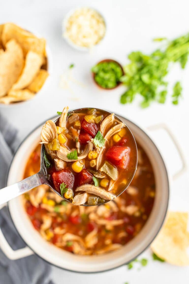 Easy Chicken Tortilla Soup - Restaurant Recipe at Home!