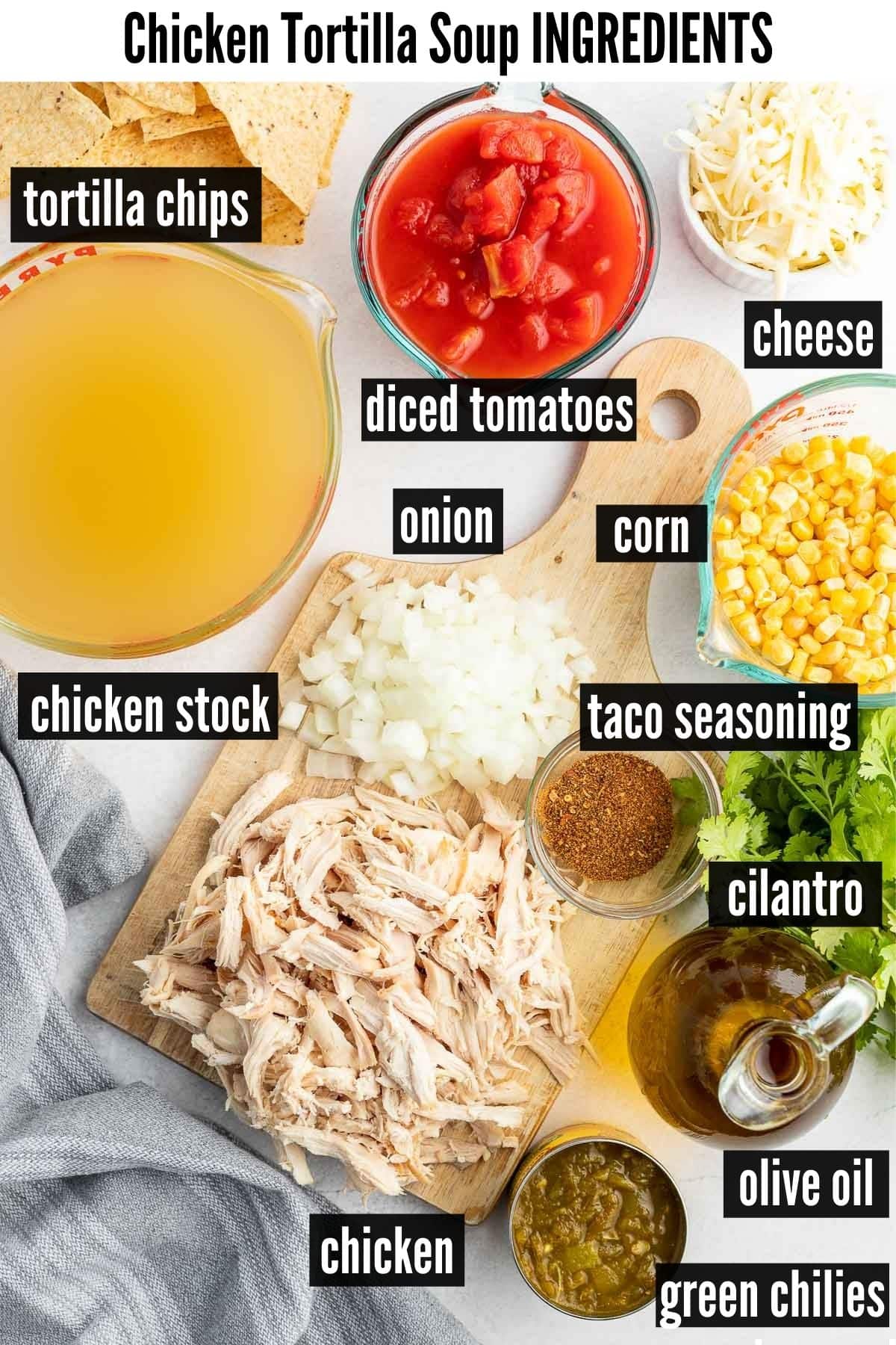 chicken tortilla soup ingredients