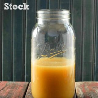 jar of peppery ham stock