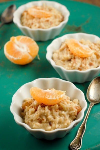 Creamy Coconut Tangelo Rice Pudding Bowl