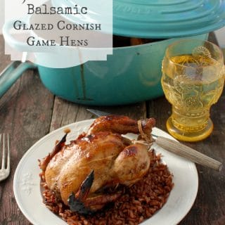 Plum Balsamic Glazed Cornish Game Hens | BoulderLocavore.com