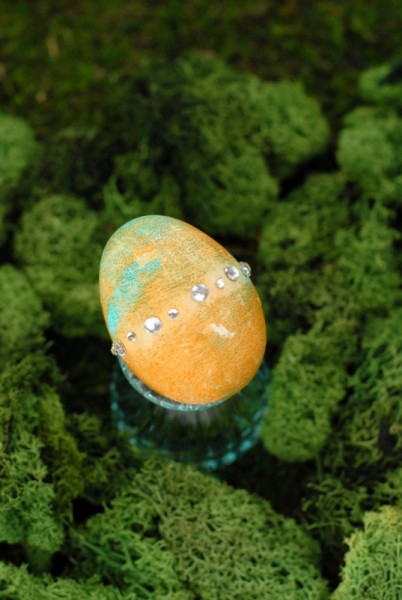 Bleeding Tissue dyed Easter Egg