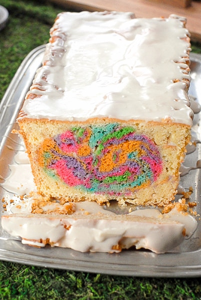 Hidden Easter Egg Pound Cake 