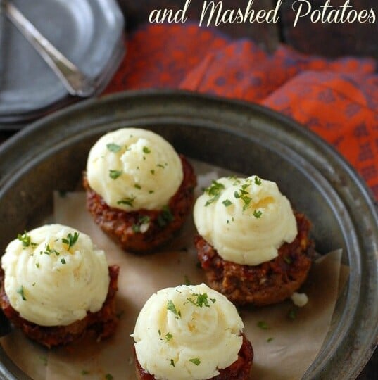 Muffin Tin Meatloaf and Mashed Potatoes Fast, Easy Comfort Food