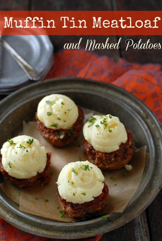 Muffin Tin Meatloaf And Mashed Potatoes Fast Easy Comfort Food