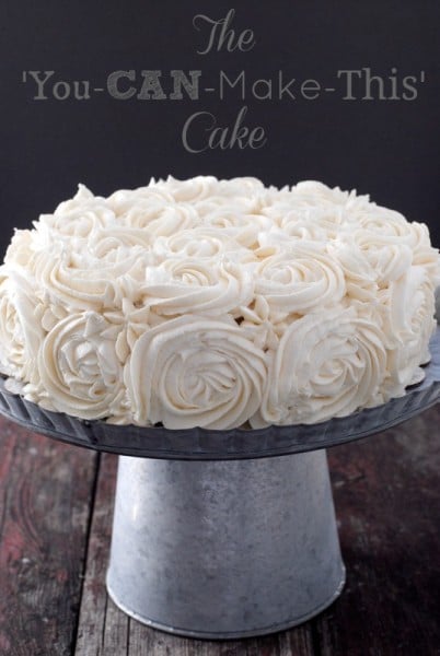 flower buttercream cake