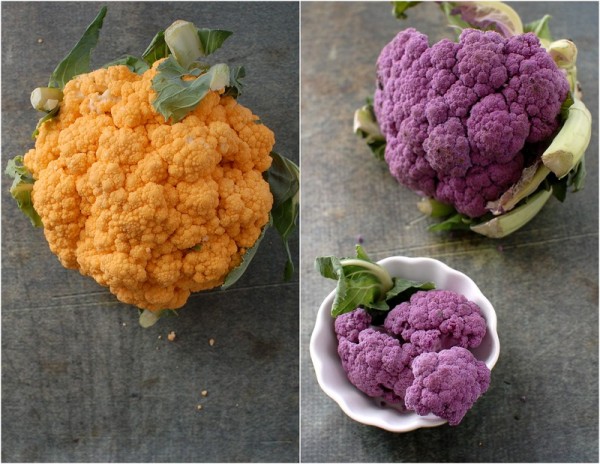 Orange and Purple Cauliflower