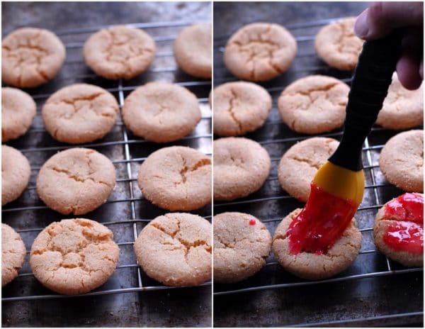 Raspberry-Vanilla glazed Sugar Cookies gluten free