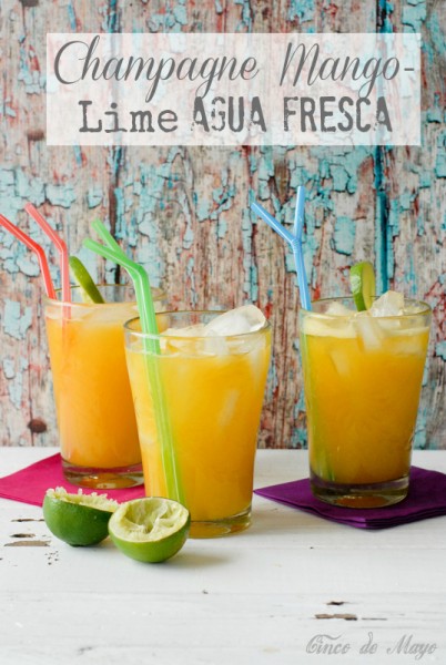 Champagne Mango-Lime Agua Fresca