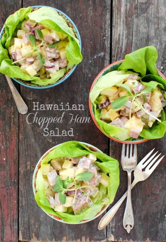 Hawaiian Chopped Ham Salad