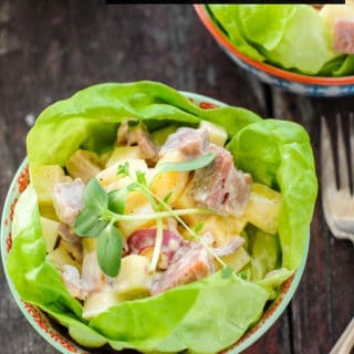 Ham Salad Recipe With A Hawaiian Chopped Salad Twist