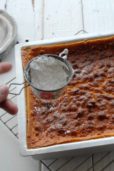 Gluten-Free Blood Orange Magic Cake