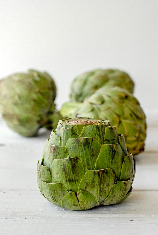 trimmed artichoke