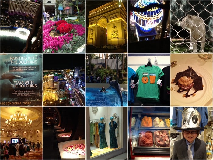 iPhoneography: An Instagram collage of some of the Vegas sights.