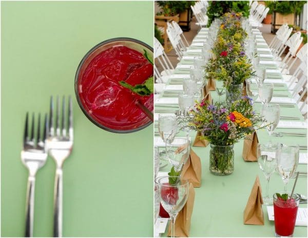 Gather dinner Denver Botanic Gardens (Root Down cocktail) 