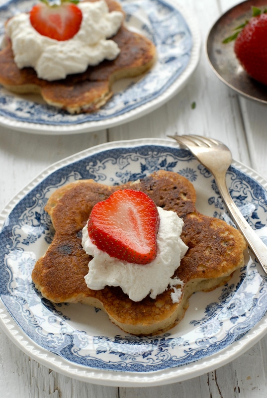 Fresh Strawberry Chocolate Chip Pancakes with Whipped Cream | Boulder ...
