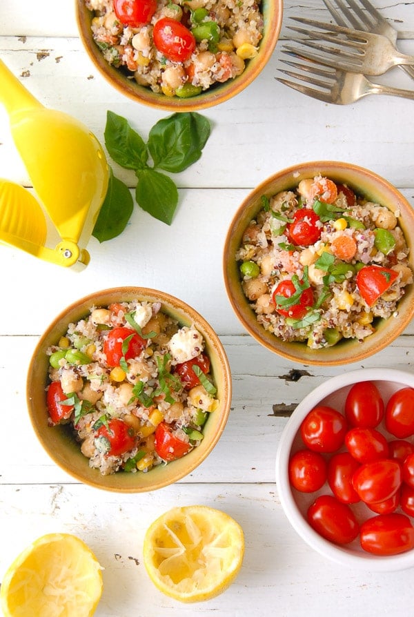 Rainbow Quinoa Summer Salad