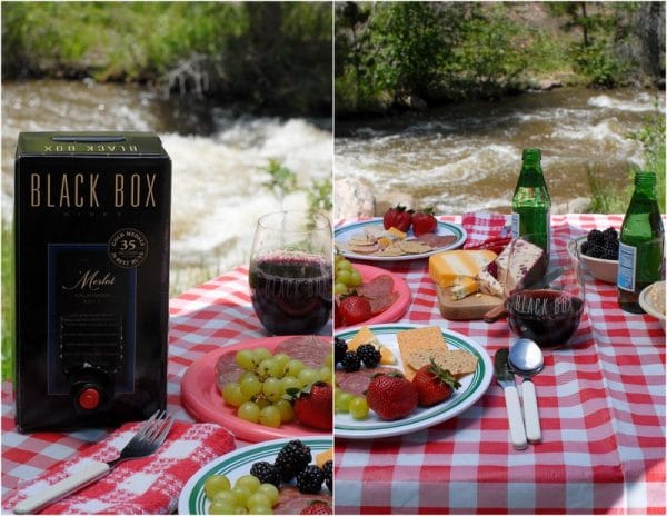 Mountain Picnic by river