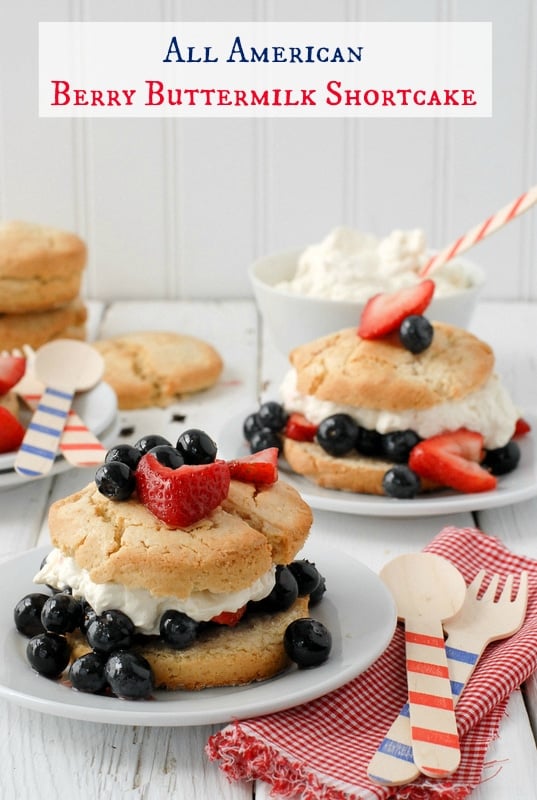 All American Berry Buttermilk Shortcakes 